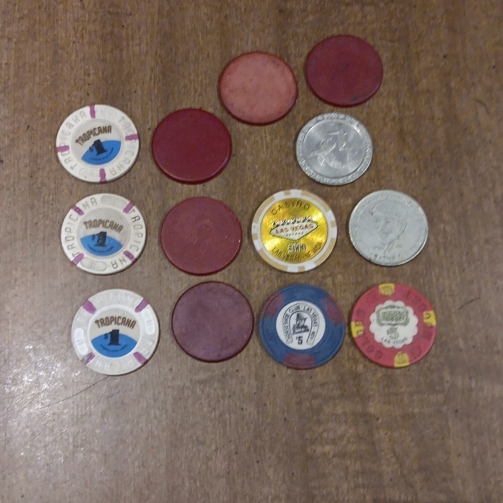 Vintage casino chips